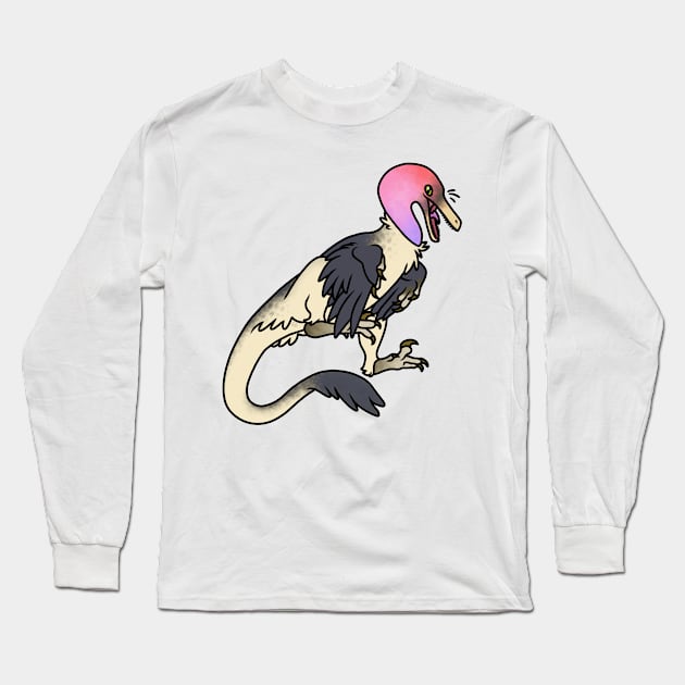 Cute Buitreraptor Long Sleeve T-Shirt by saradrawspaleo